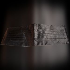 BLACK CUMMERBUND